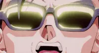 dragon ball z, son gohan, sunglasses, sunlight, awe