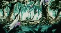 princess mononoke, butterflies, nature, forest