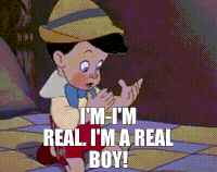 pinocchio, real boy, geppetto