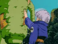 dragon ball z, trunks, hope, tree